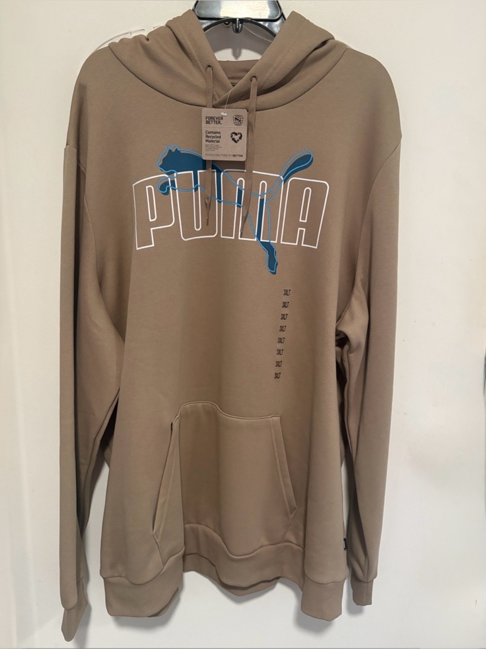 Men’s Beige PUMA Hoodie